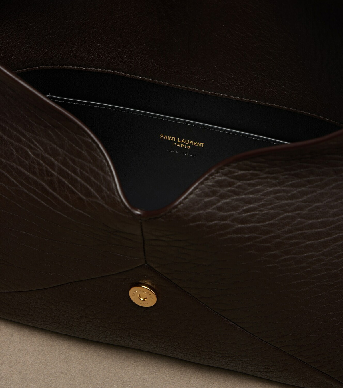 Saint Laurent Cassandre leather pouch