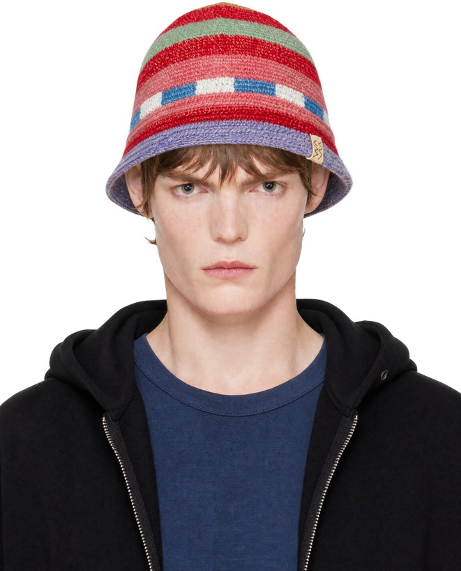 Photo: visvim Red Meda Crochet Knit Hat