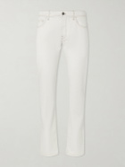 Canali - Slim-Fit Straight-Leg Jeans - White