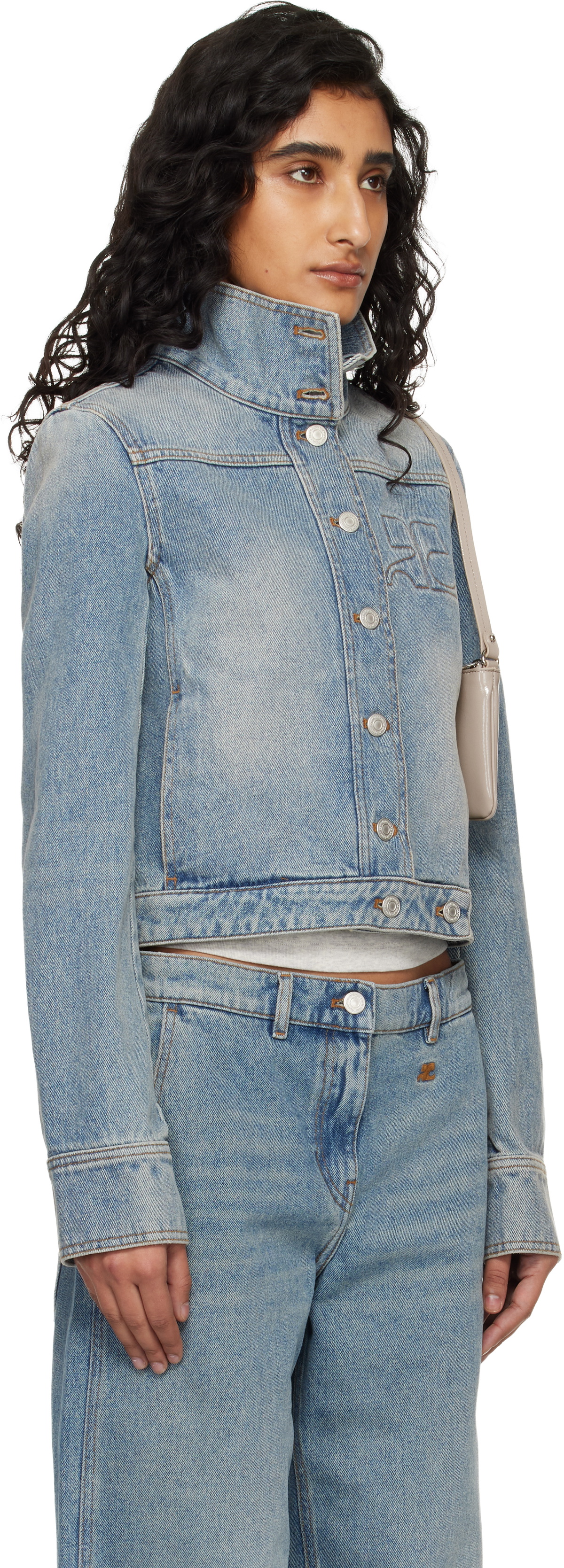 Courrèges Blue Reedition Denim Jacket