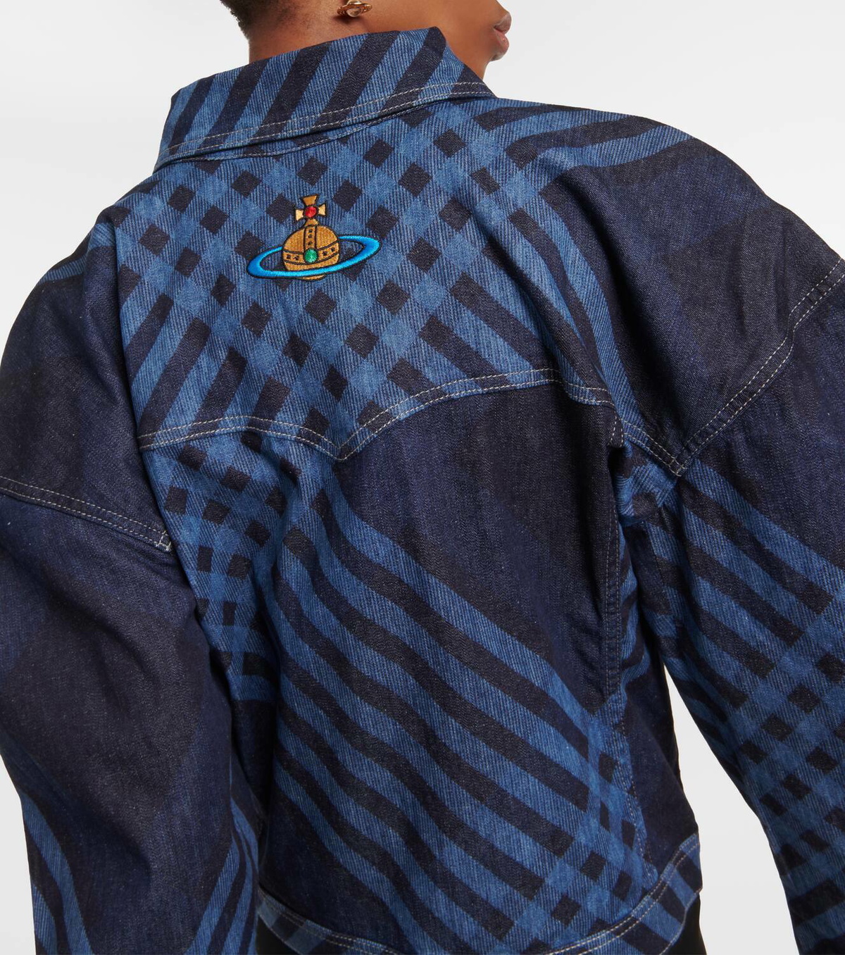 Vivienne Westwood Checked jean jacket Vivienne Westwood