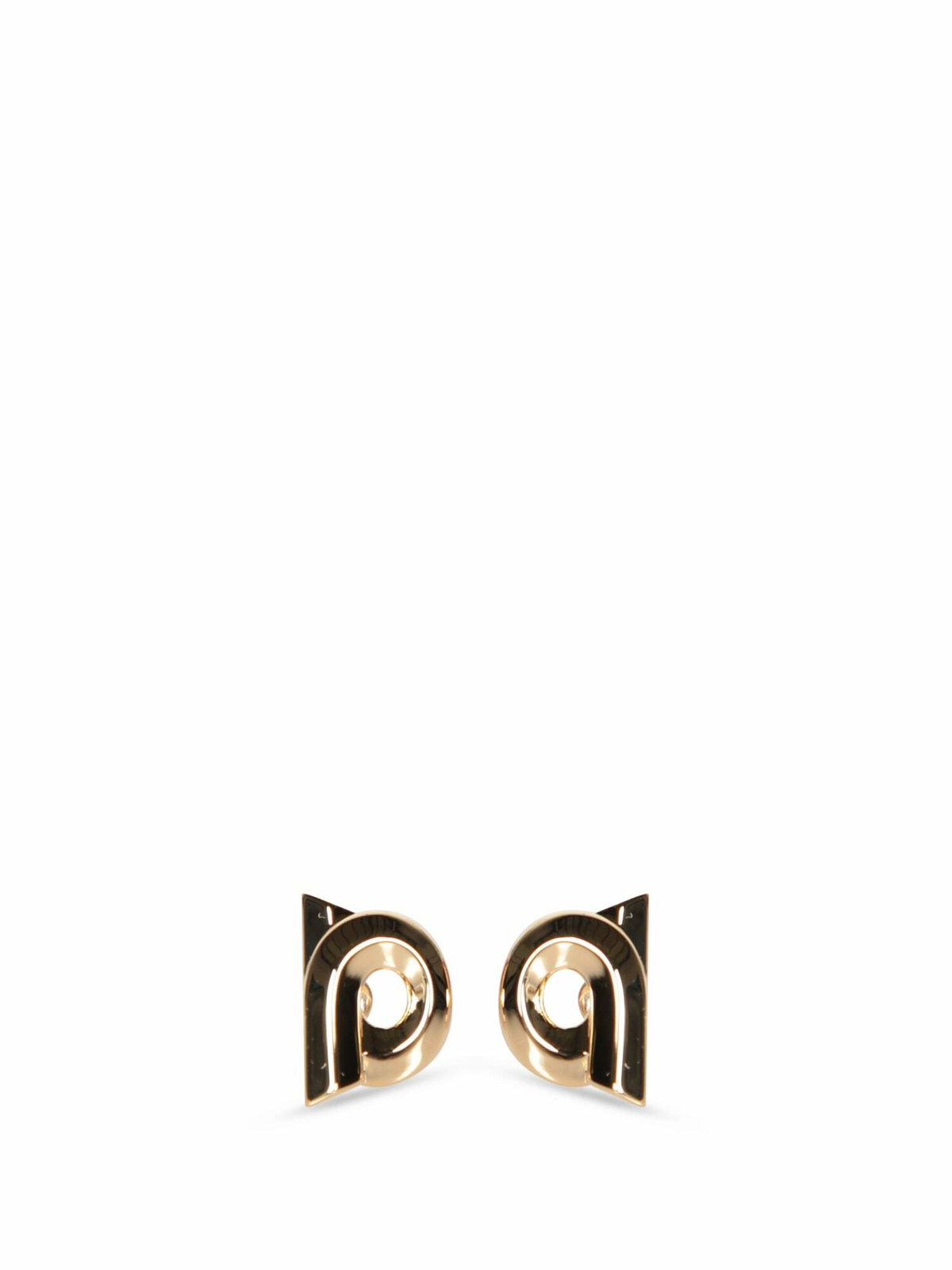 Ferragamo New Hook Gold Earrings Salvatore Ferragamo