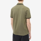 Fred Perry Men's Original Twin Tipped Polo Shirt in Uniform Green/Black