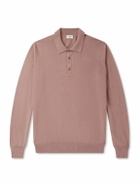 Ghiaia Cashmere - Cashmere Polo Shirt - Pink