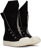 Rick Owens DRKSHDW Black Hollywood Boot Sneaks Sneakers