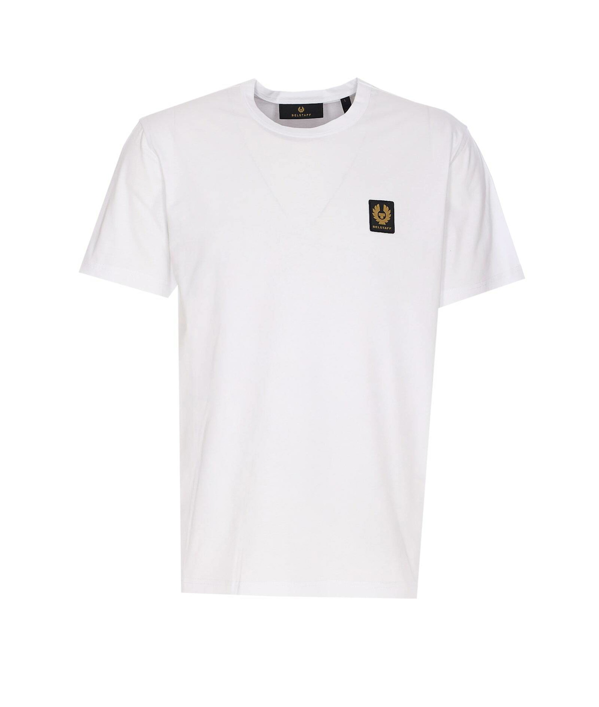 Tシャツ・カットソー BELSTAFF SS25 T-SHIRT CON LOGO (104141 WHITE) Belstaff Men's T-Shirt in Quartz Pink Belstaff