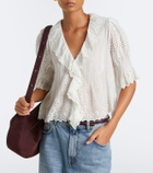Dôen Henri broderie anglaise cotton top