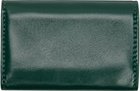 Vivienne Westwood Green 3D Orb Envelope Billfold Wallet