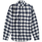 NN07 Men's Arne Check Shirt in Blue Check