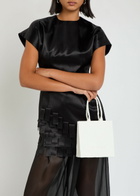 Issey Miyake This Is A Paper Bag Woven Tote - White - One Size