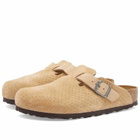 Birkenstock Boston Clog - New Beige Embossed Dots