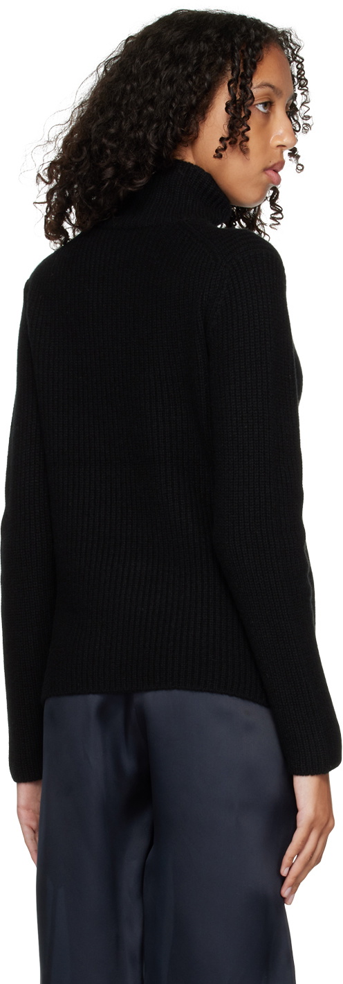 Vince Black Shaker Turtleneck Vince