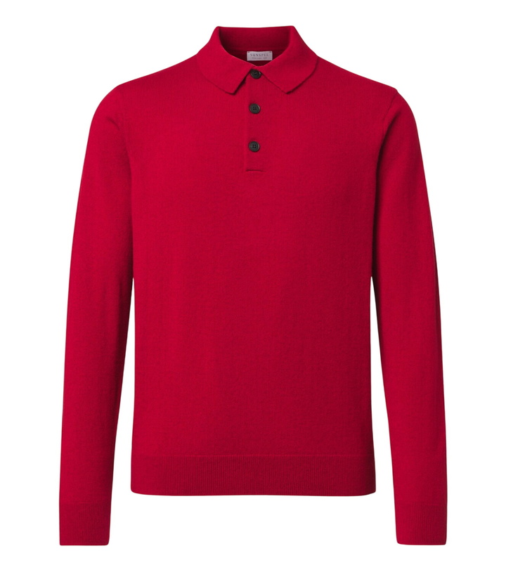 Photo: Sunspel Cashmere polo sweater
