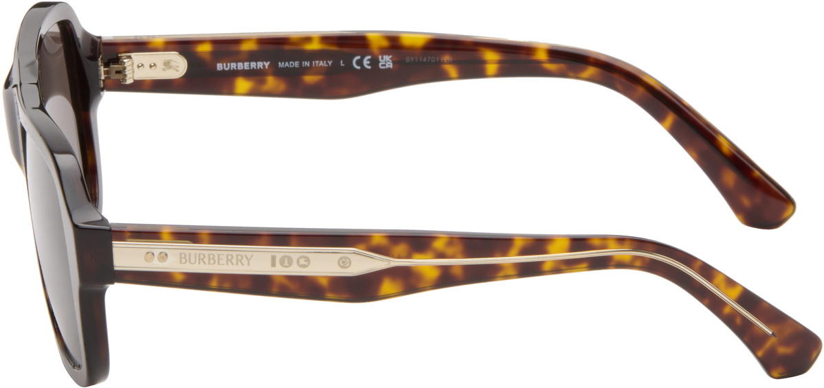 Burberry Brown Aviator Sunglasses