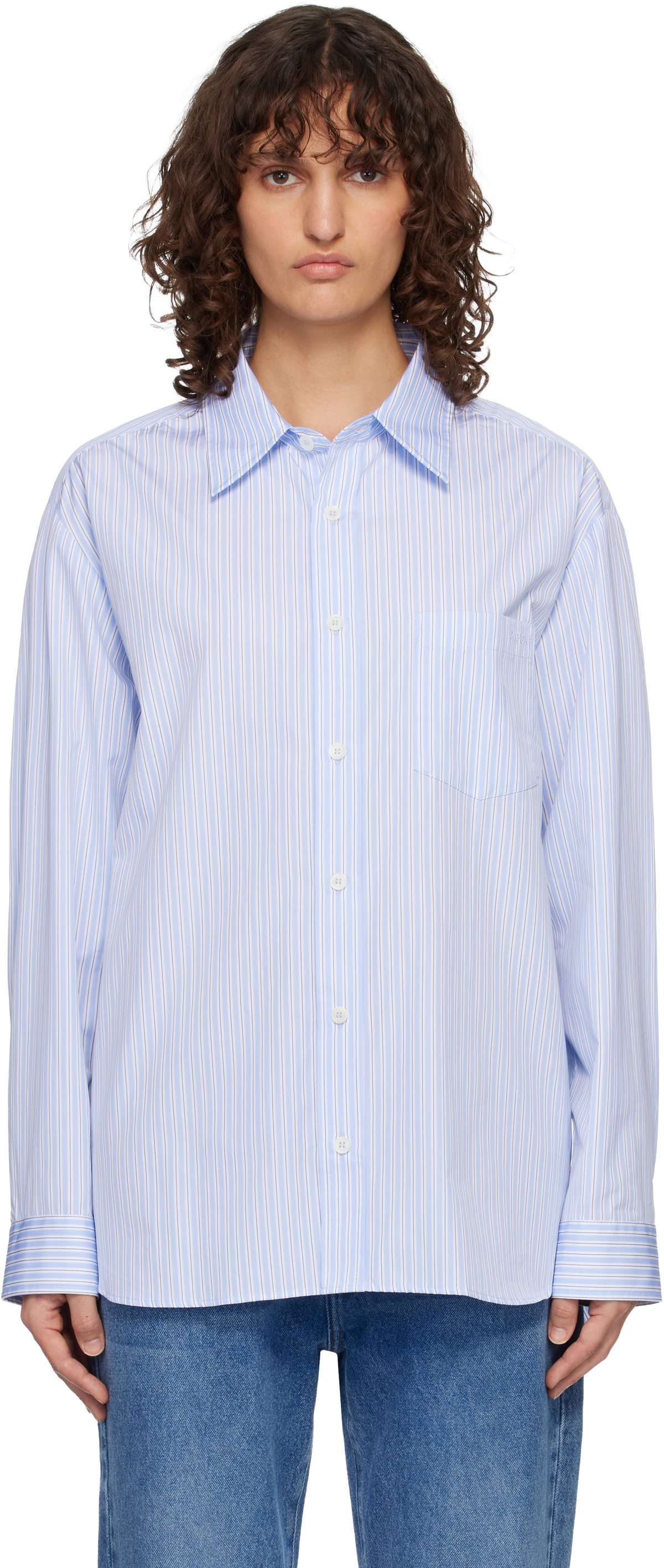 A.P.C. Blue Malaury Shirt
