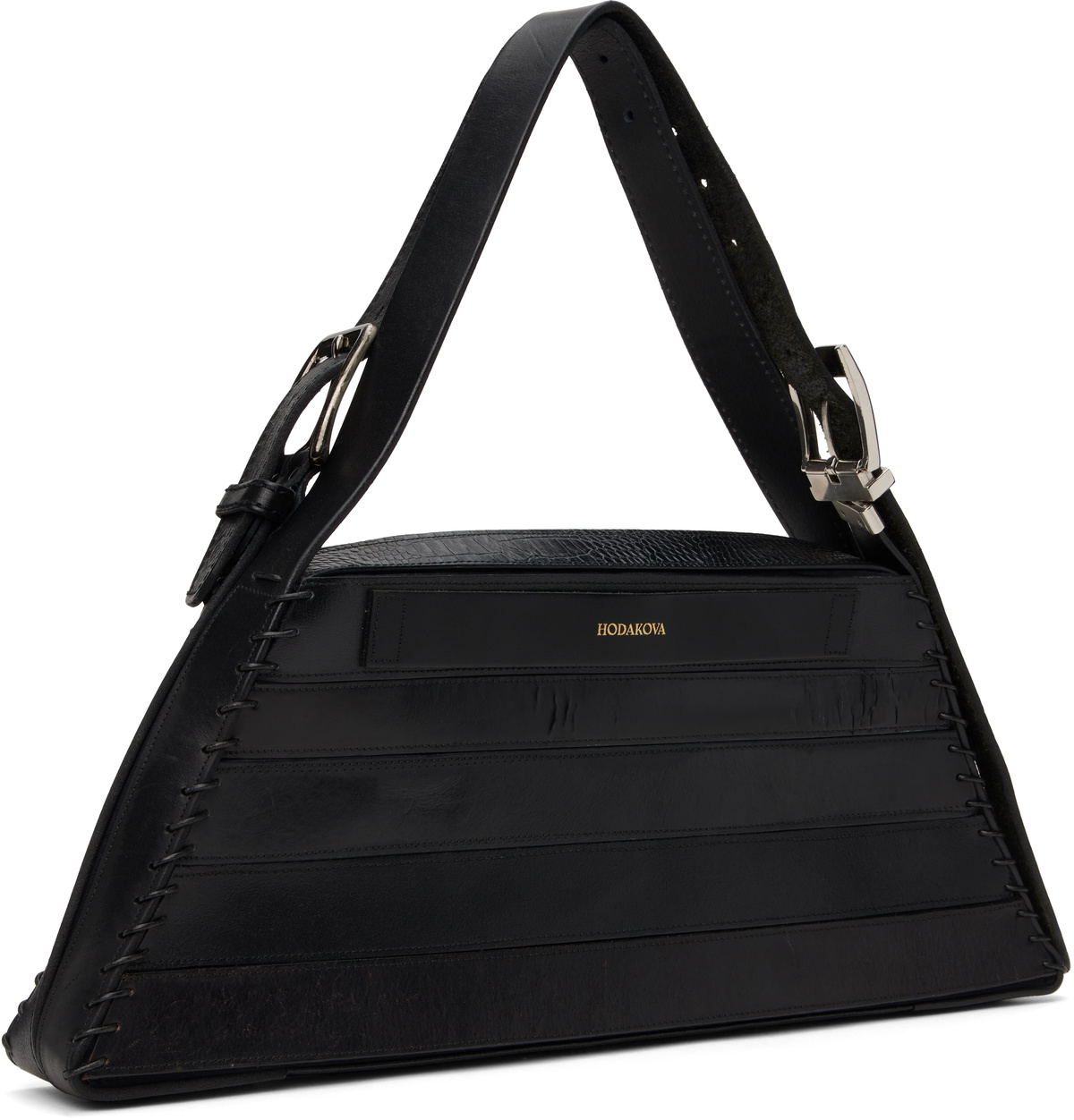 HODAKOVA Black Triangle Belt Bag