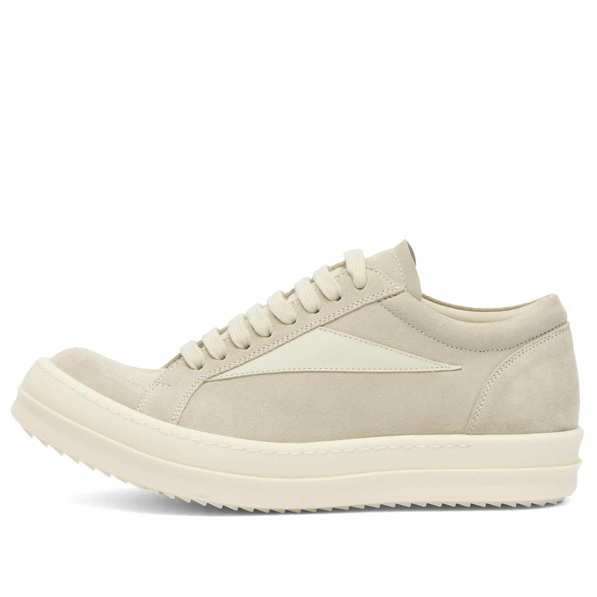 Rick Owens Women's Vintage Sneaks in Pearl/Dirty Milk/Milk