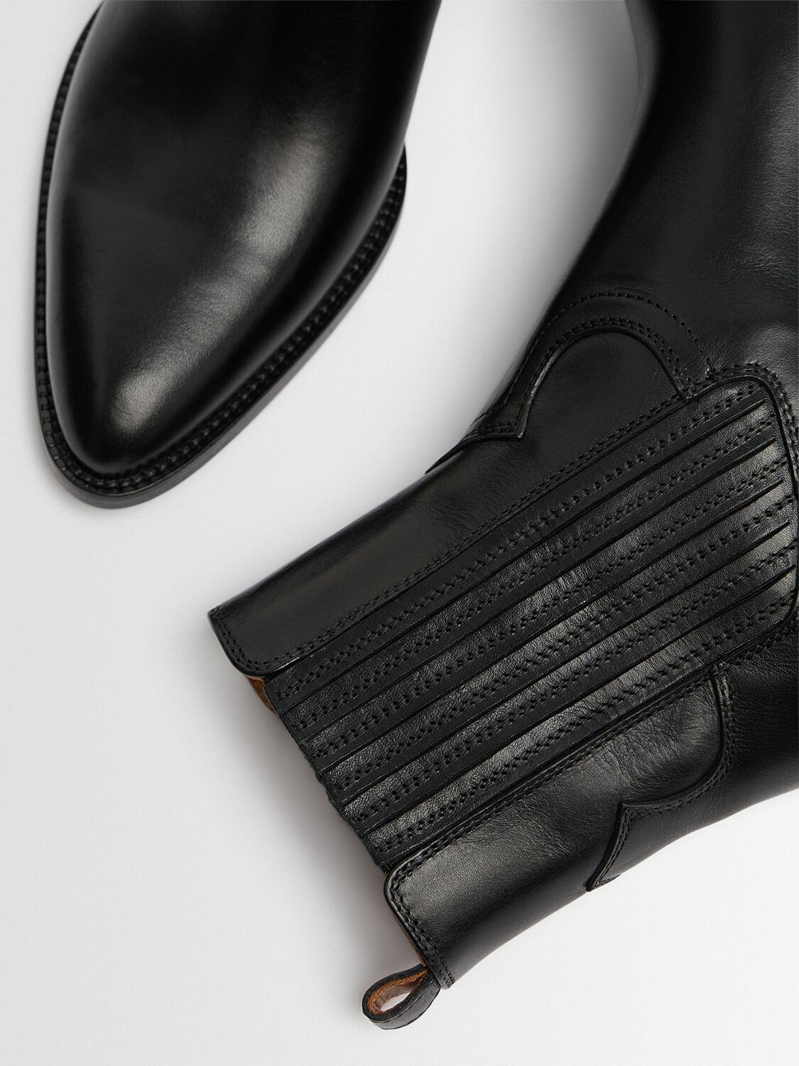 BUTTERO Annie Leather Ankle Boots