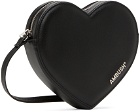 AMBUSH Black Flat Heart Crossbody Bag