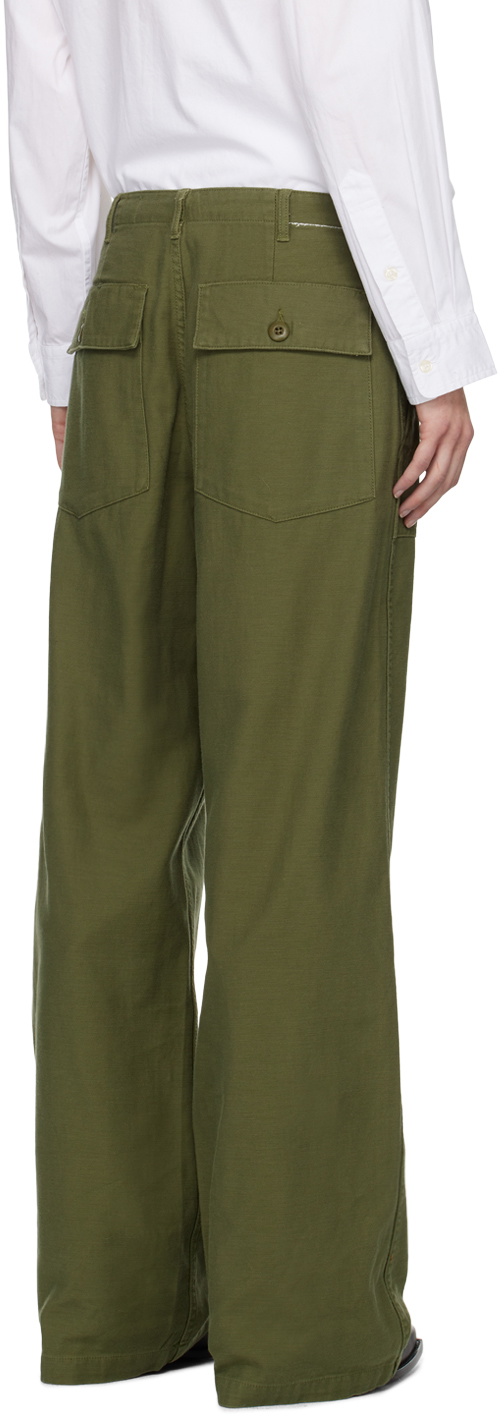 R13 Green Utility Trousers R13