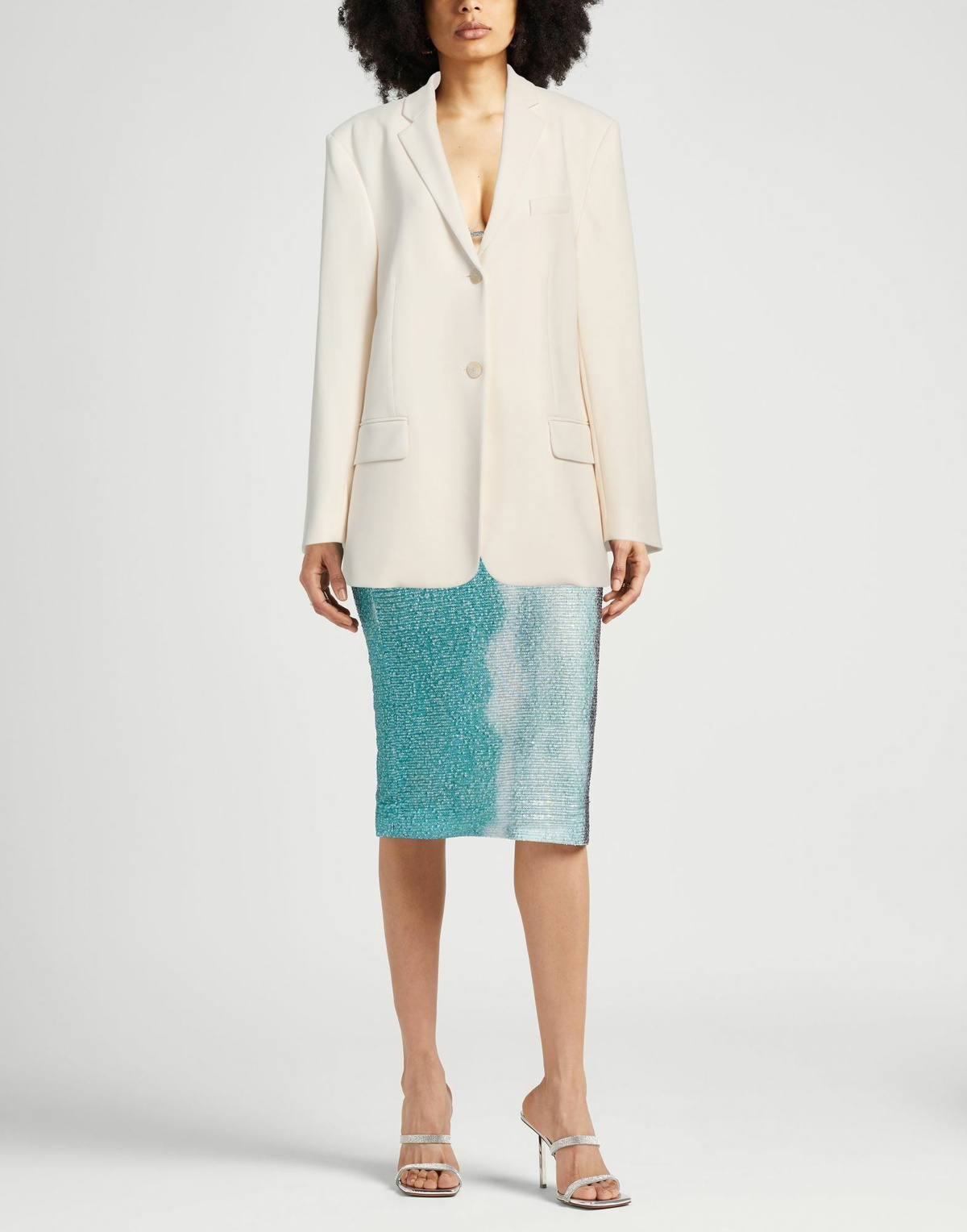 Theory Womens Blazer Ivory