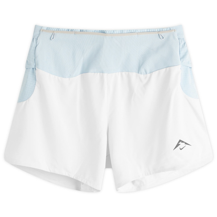 Photo: Nike Running Second Sunrise Short in Grey/Blue/Black