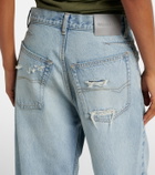 Balenciaga Frayed tapered jeans
