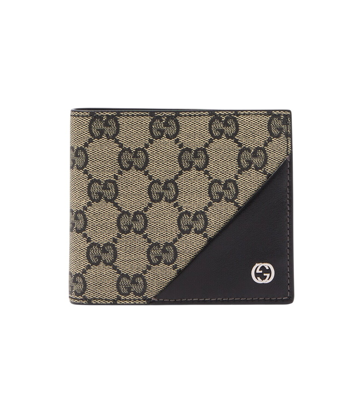 Photo: Gucci Interlocking G GG canvas bifold wallet