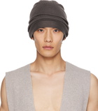 Rick Owens Gray Concordians Medium Beanie