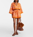 Zimmermann Solstice cotton terry shorts