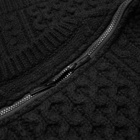 TAKAHIROMIYASHITA TheSoloist. Back Zip Cable Knit
