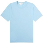 Comme des Garçons SHIRT Men's Chest Logo T-Shirt in Blue