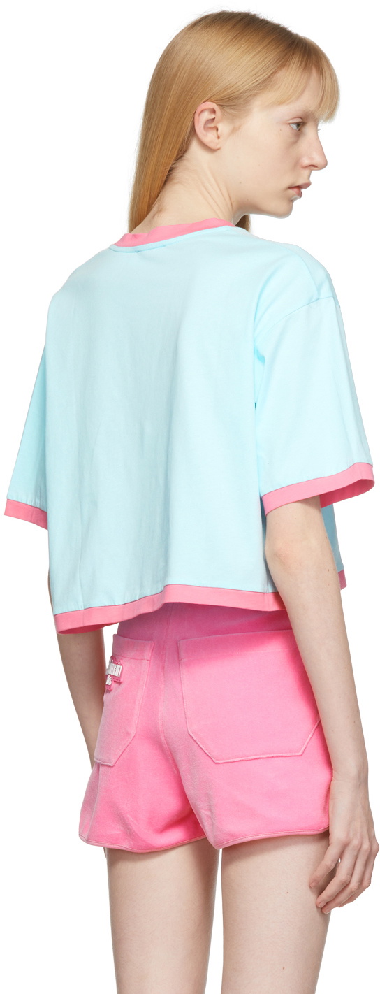 Balmain Blue Barbie Edition Logo T-Shirt Balmain Balmain Blue Barbie Edition Logo T-Shirt Balmain