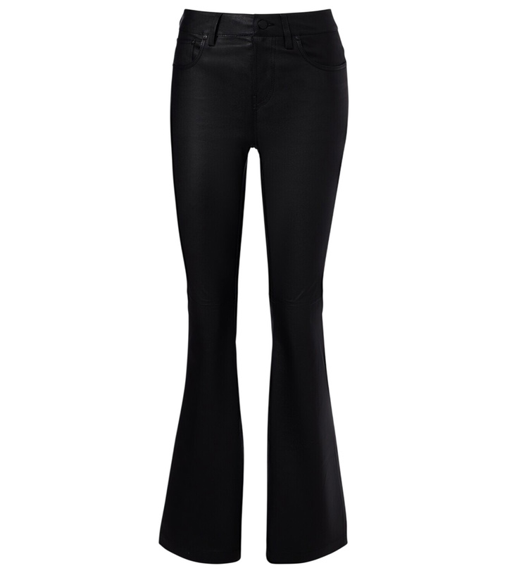 Photo: AG Jeans Sophie leather bootcut pants