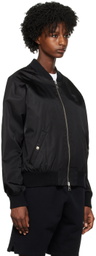 AMI Alexandre Mattiussi Black Zip Bomber Jacket