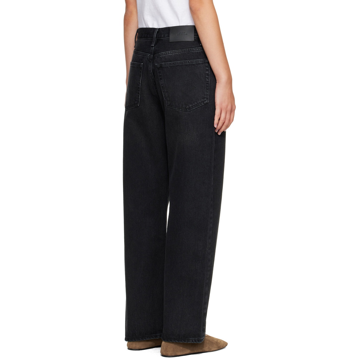 Studio Nicholson Black Denjo Straight Leg Jeans