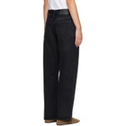 Studio Nicholson Black Denjo Straight Leg Jeans