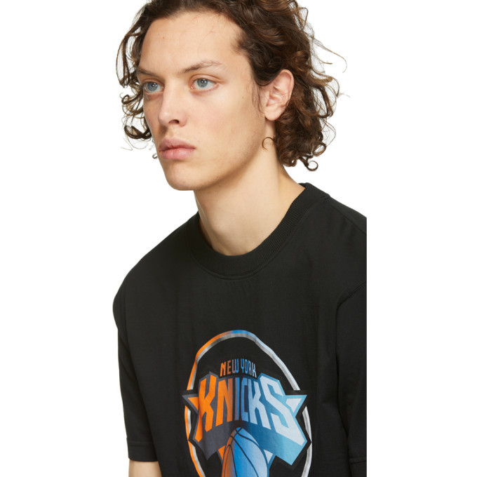 Marcelo Burlon County of Milan x NBA Print Ribbed Neck T-Shirt - Black