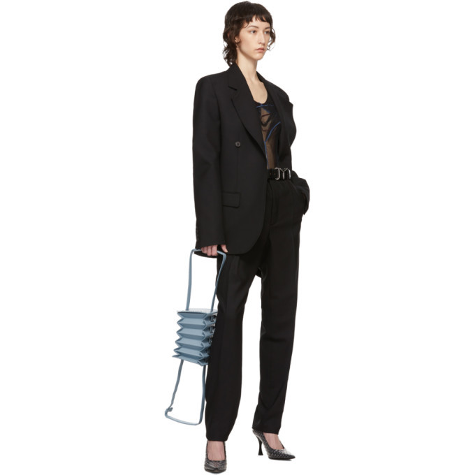 Y/Project Black Twisted Lapel Blazer Y/Project