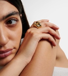 Lauren Rubinski Apollonia 14kt yellow gold ring with diamonds