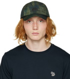 Paul Smith Green Glitch Floral Cap