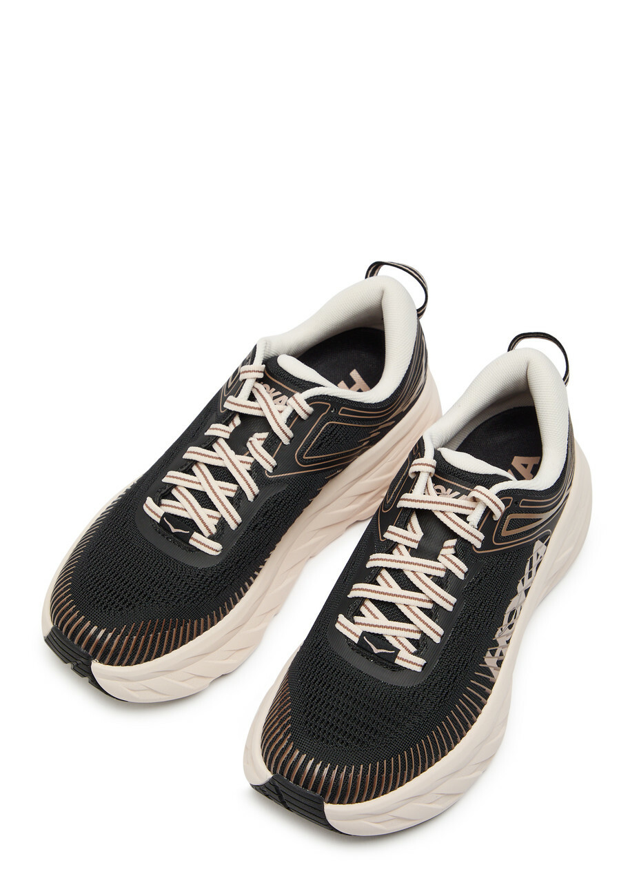 Hoka Bondi 7 Mesh-knit Sneakers Black