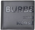 Burberry Grey 'Horseferry' Print Bifold Wallet