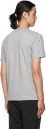 COMME des GARÇONS PLAY Grey & Black Big Heart T-Shirt