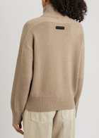 Canada Goose Baysville Roll-neck Wool Jumper Sand