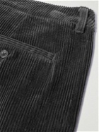 Pop Trading Company - Straight-Leg Cotton-Corduroy Trousers - Gray
