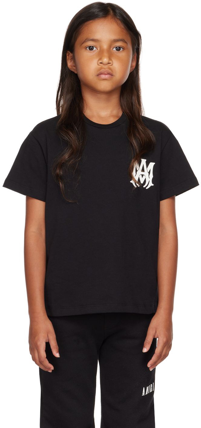 AMIRI Kids Black Logo T-Shirt Amiri