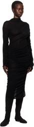 ISSEY MIYAKE Black Ambiguous Wool Sweater