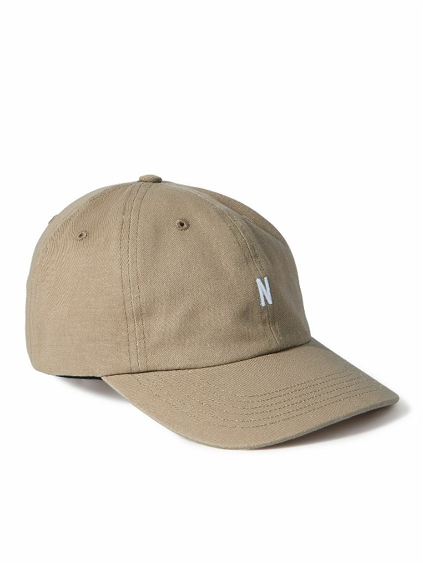 Photo: Norse Projects - Logo-Embroidered Cotton-Twill Baseball Cap