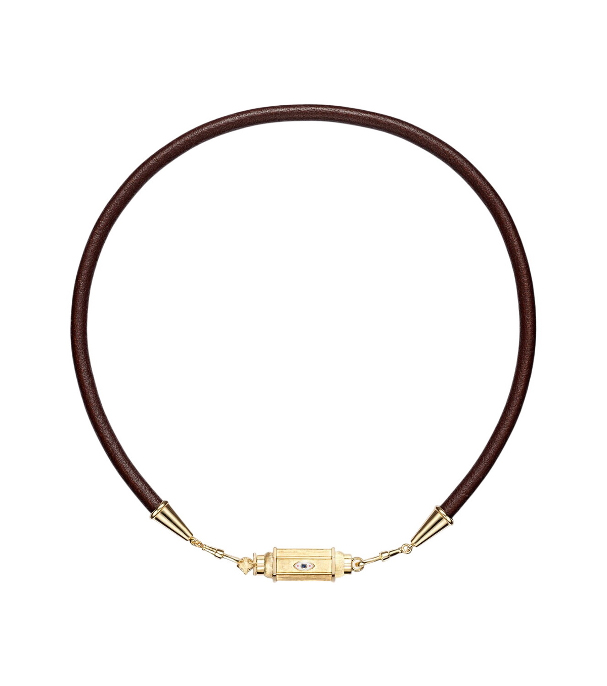 Kiko Kostadinov Gunmetal Small Geo Necklace Kiko Kostadinov